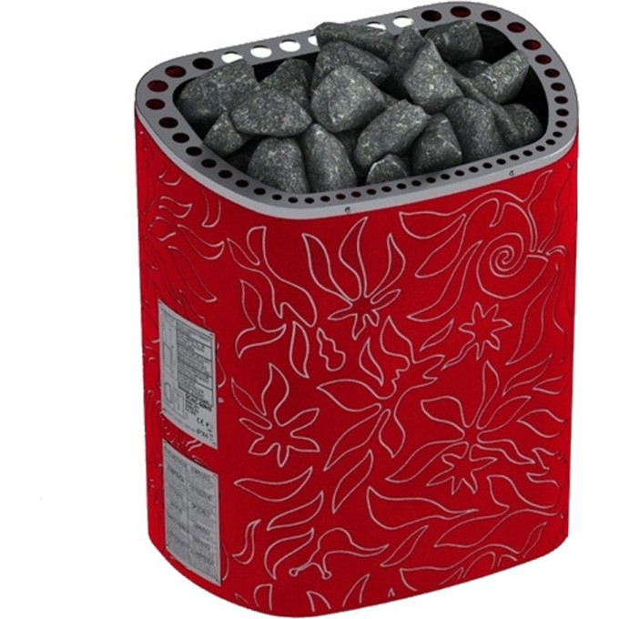 Электрическая печь SAWO SCANDIA SCA-90NS-DRF-P-C (9 кВт, выносной пульт, фибропокрытие, красная)